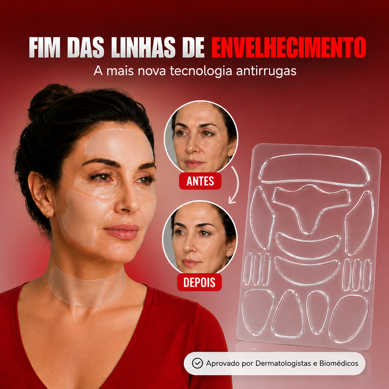 Vyon Lift - Adesivos de Efeito Lifting Rejuvenescedor