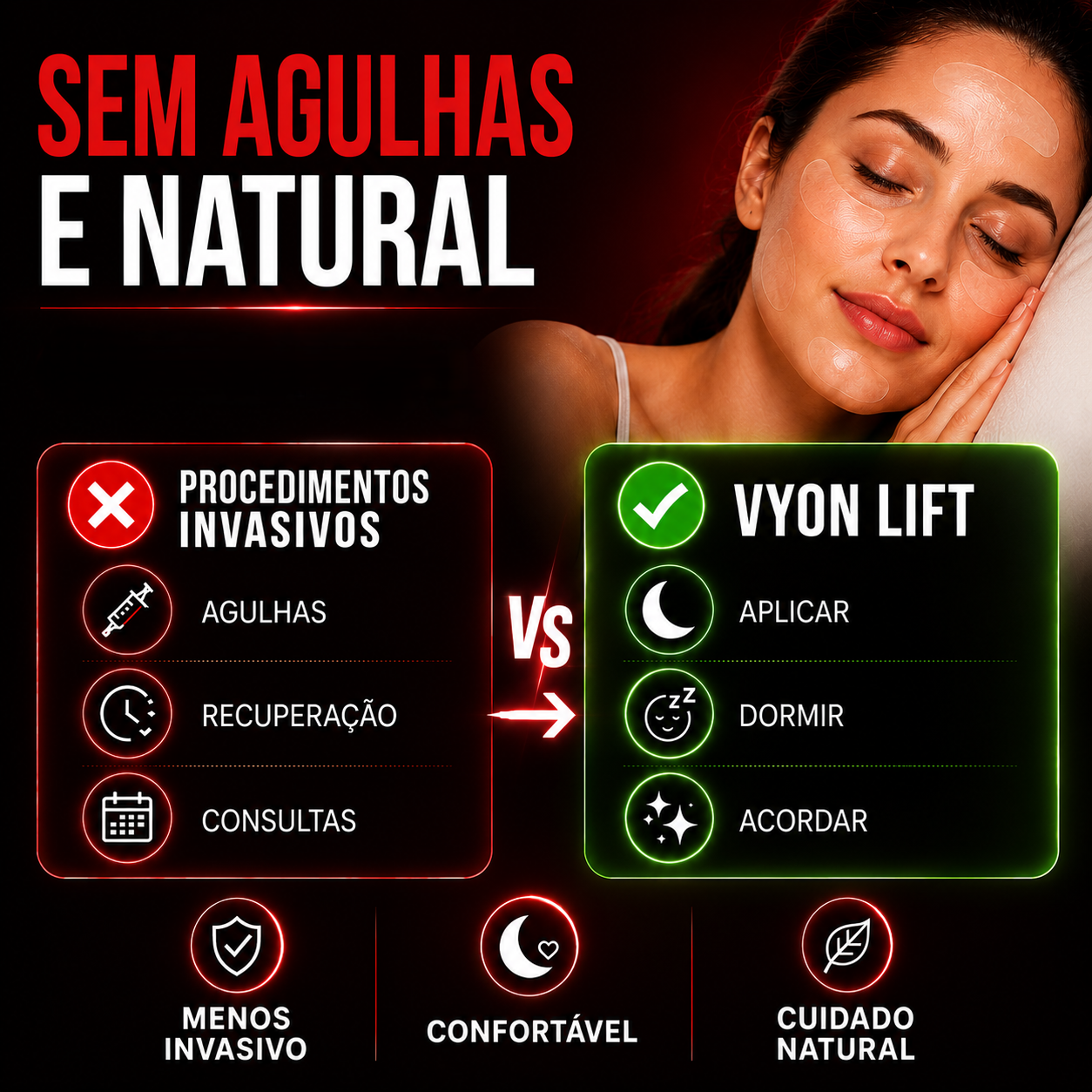 Vyon Lift - Adesivos de Efeito Lifting Rejuvenescedor