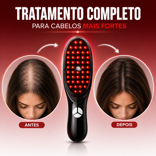 Capilux™ | Escova de Terapia Capilar Inteligente