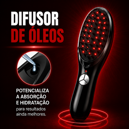 Capilux™ | Escova de Terapia Capilar Inteligente