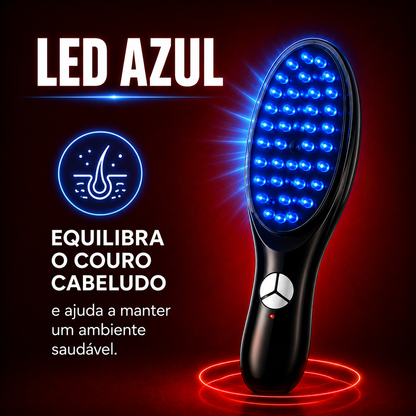 Capilux™ | Escova de Terapia Capilar Inteligente