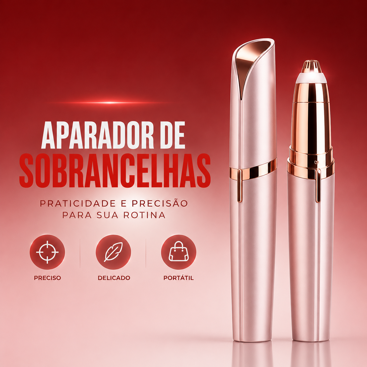 Depilador Elétrico Sobrancelha Vyon